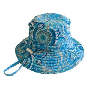 LITTLE E & CO Reversible Child's Swim Hat ~ Called Home to the Ocean 0-6 months