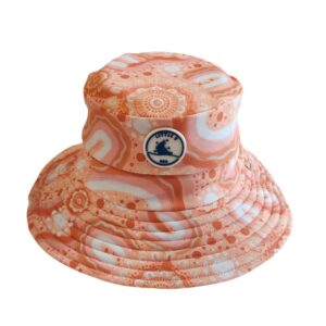 LITTLE E & CO Reversible Child’s Swim Hat ~ Called Home to the Ocean 0-6 months