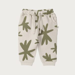 Sweatpants - Olive Star